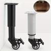 Brake Belts Rotating Wheels Stainless Steel Furniture Support Legs Durable Table Wheels Desks