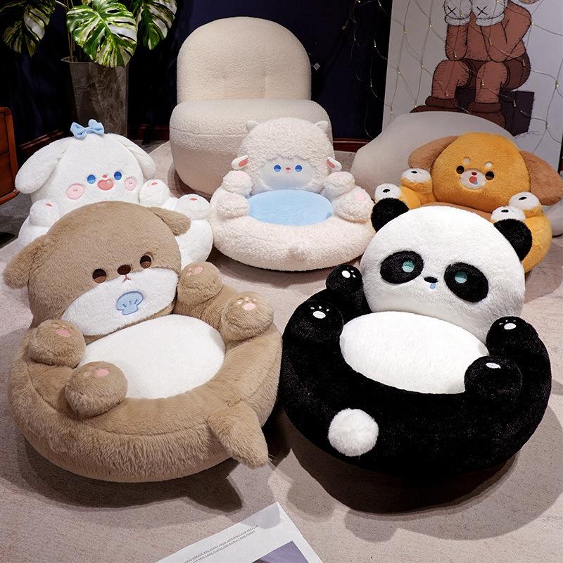 Jesienno-zimowa pogrubiona poduszka tatami, urocza panda, do domu, leniwa sofa, salon, sypialnia, poduszka dla dziewczynki