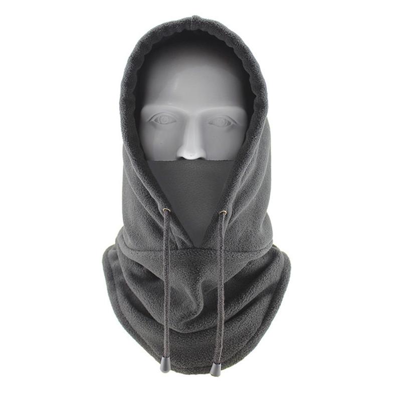 Winter Windproof Hiking Caps Men Warm Thermal Fleece Balaclava Face Beanies Ski Bike Motorcycle Neck Warmer Helmet Hat