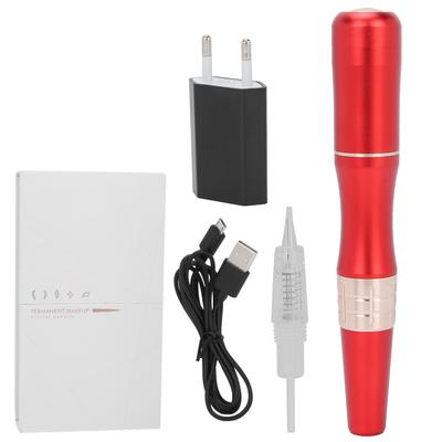 SemiPermanent Makeup Tattoo Machine Wireless Eyebrow Tattoo Pen Eyeliner Lip Tattoo Device  (Red )