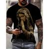 Fashion 3D Print Men Short Sleeve Round Neck T-Shirt Plus Size Tee Summer Casual Tshirts