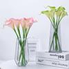 Mini PU Calla Lily Artificial Flowers for Home Decor and Photography Props