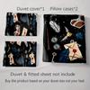Magical-themed objects. Bedding Duvet cover sets Duvet covers Pillowcases gifts (1 * Duvet Cover 2 * Pillowcases, without duvet insert)