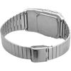Casio Data Bank DBC-611-1 Digital Watch Men's Silver Black Stainless Steel