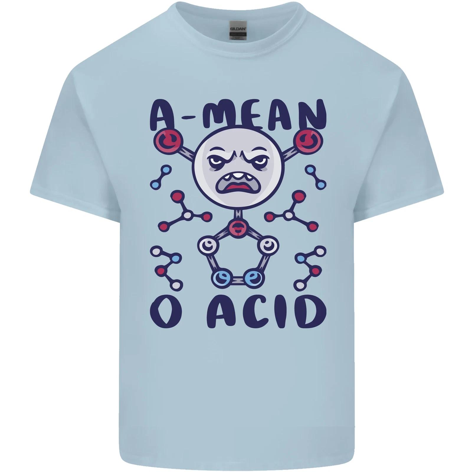 

A Mean O Acid Funny Angry Biology Kids T-Shirt Childrens S