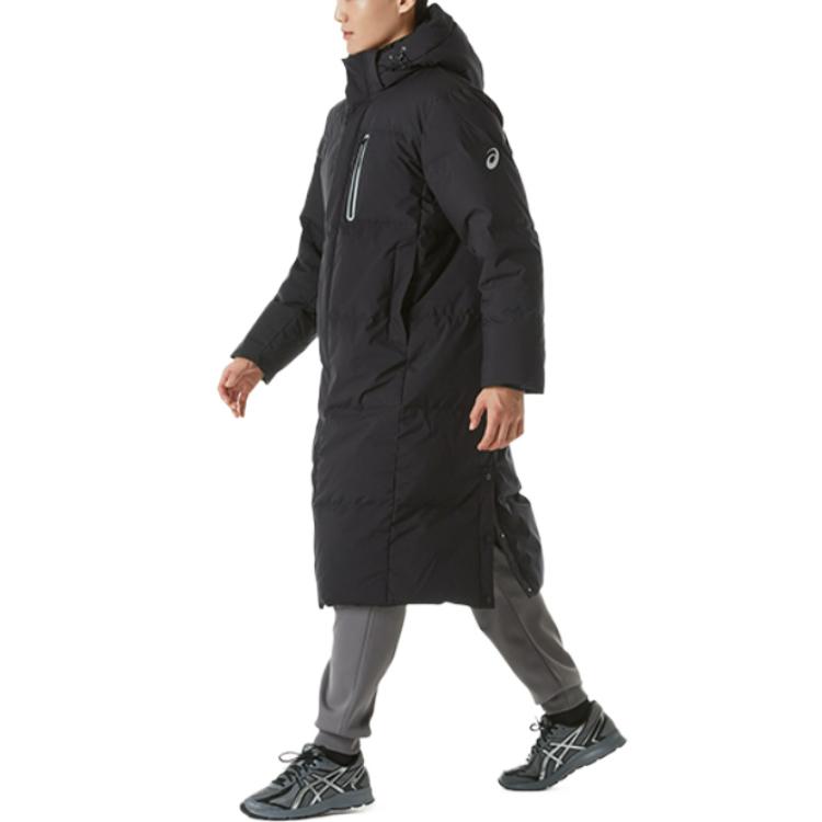 ASICS Down Jackets Men's Black Hooded Moderate Other 2033B866-001