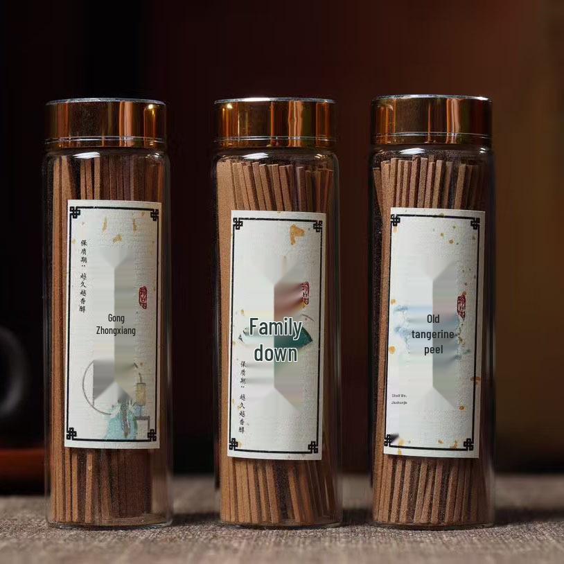 Sandalwood Agarwood Incense Sticks for Bedroom - Natural Indoor Buddhist Aroma