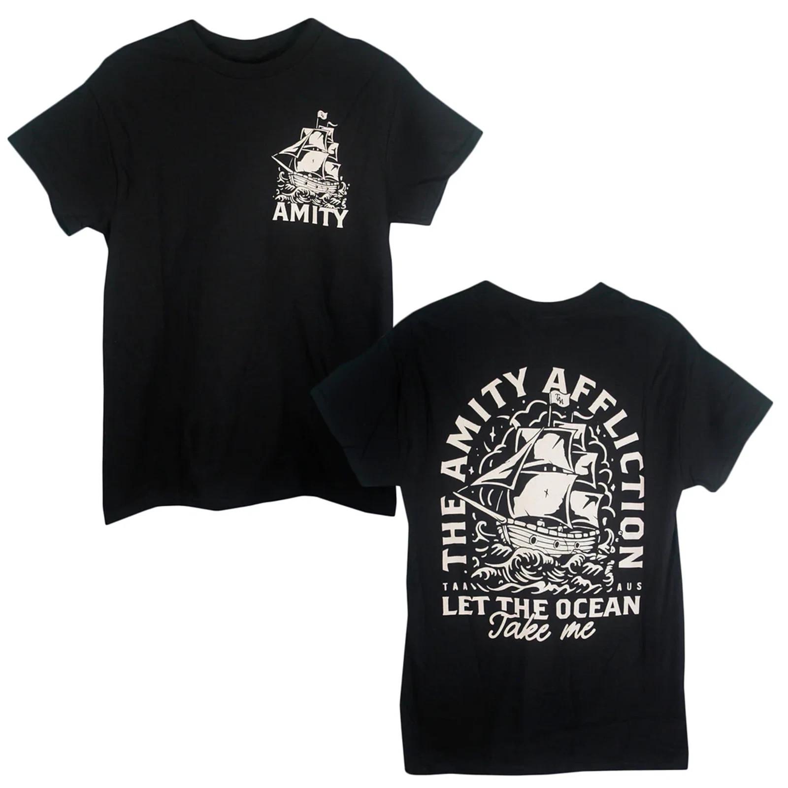 Футболка The Amity Affliction 2 стороны черная короткий рукав S-5XL M