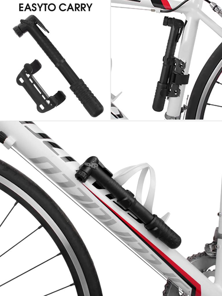 Mtb Bicycle Pump Bike Manual Air Pump Balloon Basketball Football Tire Inflator Schrader Valve Floor Pump Cycling Accesories