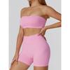 Fashion Sports Intimates Women's Shockproof Push-up Sexy Beauty Back Tube Top Yoga Vest Training Adjustable Workout Bra