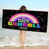 The Amazing Funny W-world Of Gumball Microfiber Blanket Quick Drying Beach Oversized Printing Super Absorbent Pool Towel Blanket