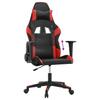 Gaming Chair Black and Red PU Leather