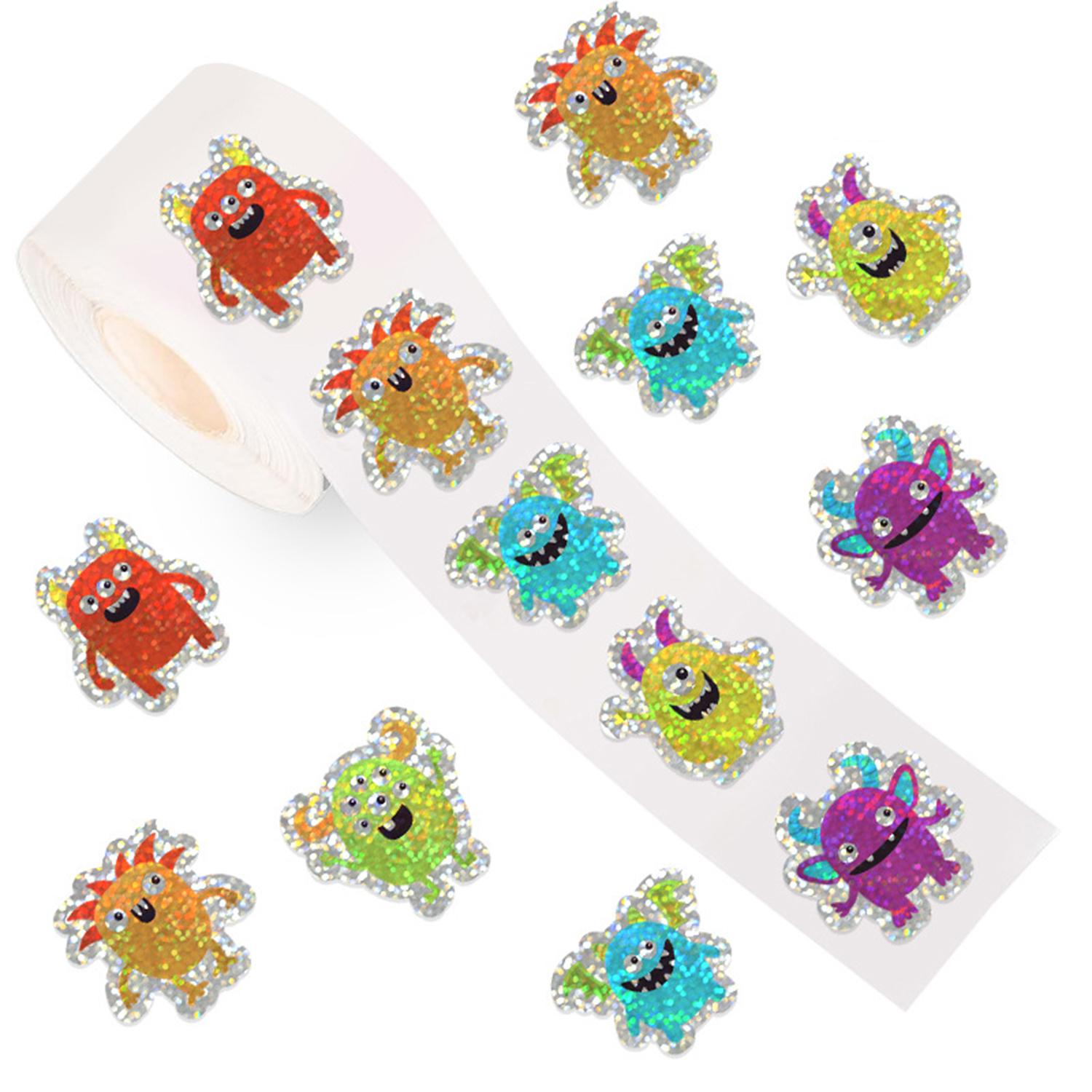100-500Pcs High-Quality Laser High-Quality Monster High-Quality Halloween High-Quality Stickers High-Quality Party High-Quality Halloween