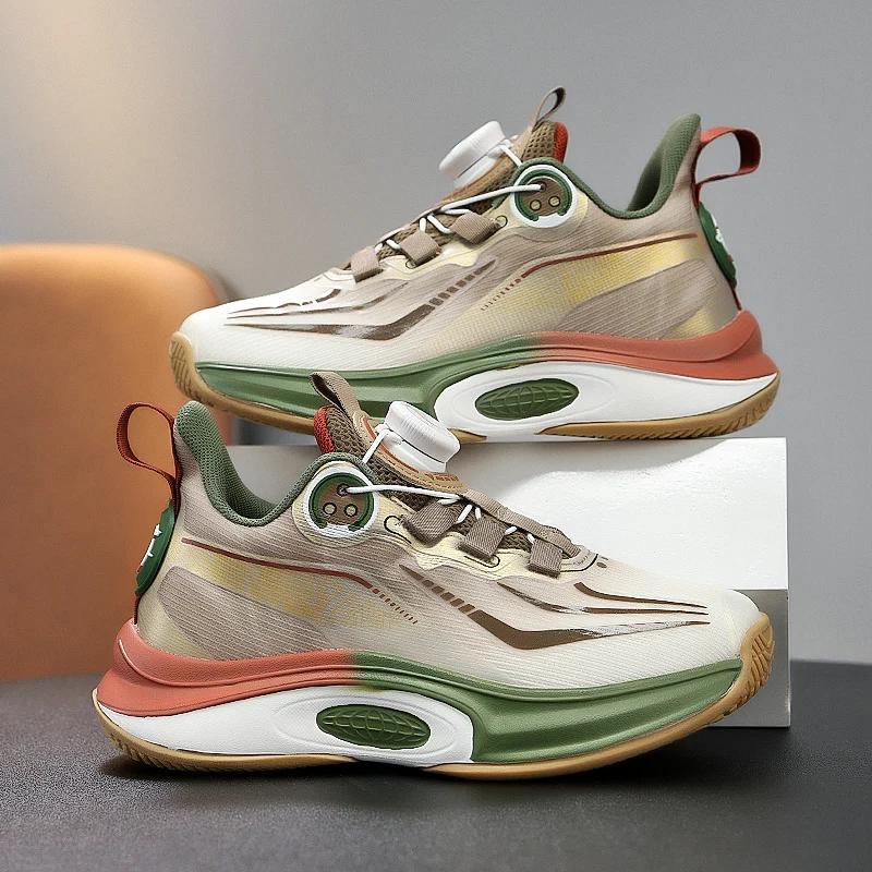 Fashion Kids Basketball Shoes Athletic Outdoor Children Student Field Breathable Sneakers Training Male Boys Original Sport Basket Shoes