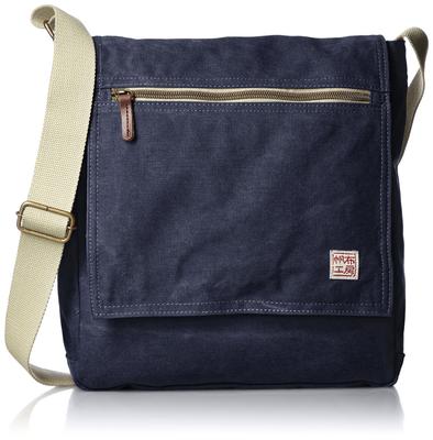 Canvas Shoulder Bag FLAP SHOULDER Series A4 Compatible New Color 3X57 Navy [Hampukobou]
