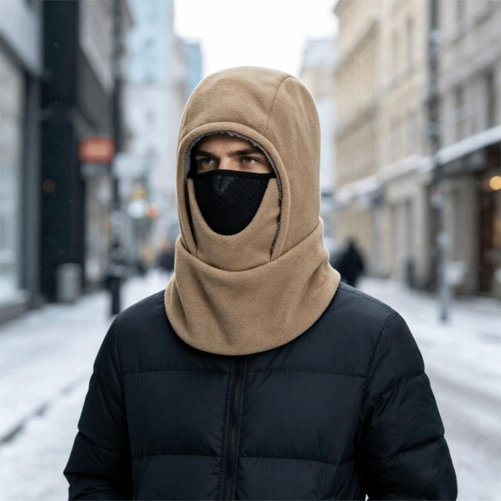 Solid Color Neck Gaiter Waterproof Face Mask Unisex Face Neck Warmer Cycling