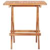 VidaXL Mobilier de bistro pliable 3 pcs Bois de teck solide