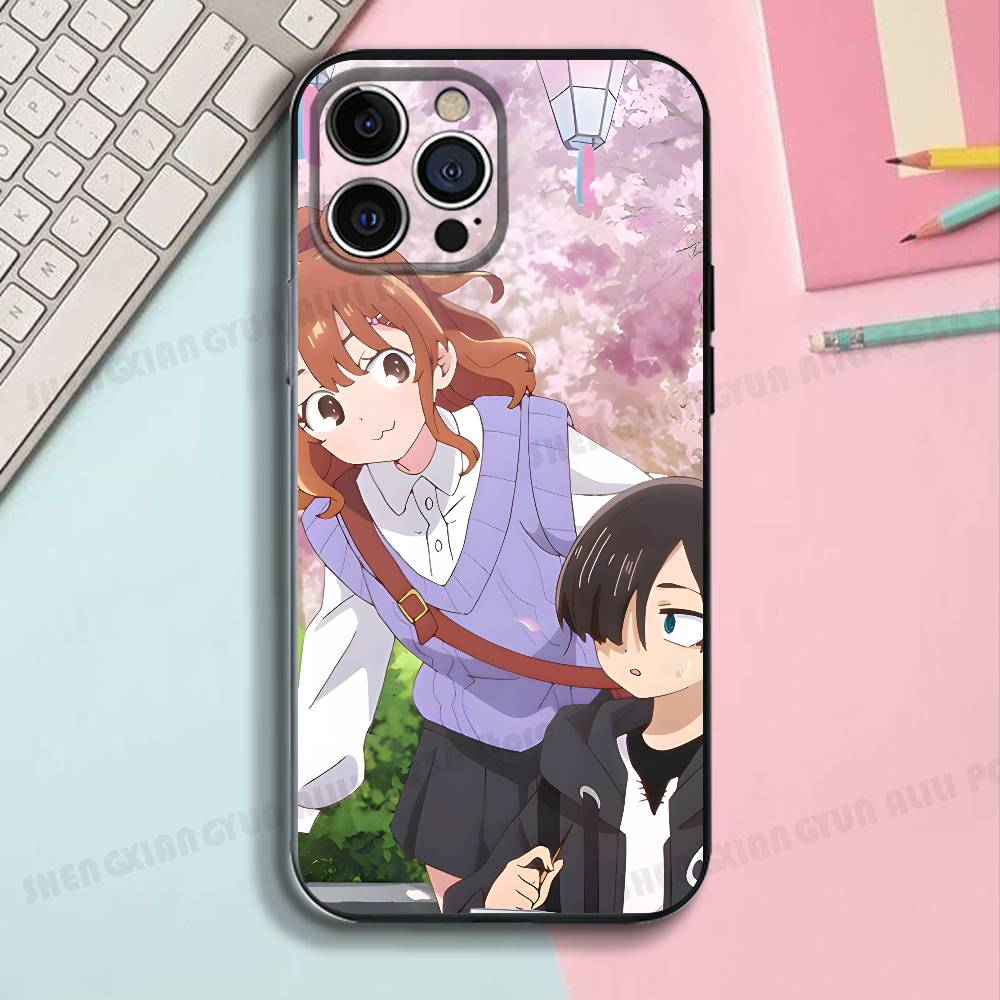 Anime I-Ichikawa A-Anna Black Phone Case For IPhone 17 16 15 14 13 12 13 12 11 Pro Max Plus XS XR Silicone Soft Back Cover