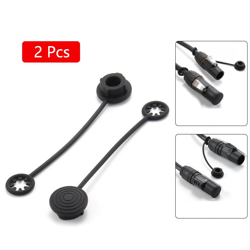 

2Pcs Silicone Dust Cover For Audio Power Network Plugs Xlr 6.35Mm Speaker Connector Waterproof Protective Cap A2