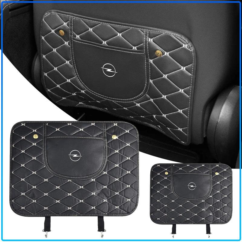 Car Seat Back Storage protective Pad Prevent Kick Mat For Opel crosa d astra h insignia astra j zafira b mokkaastra vivaro astra g