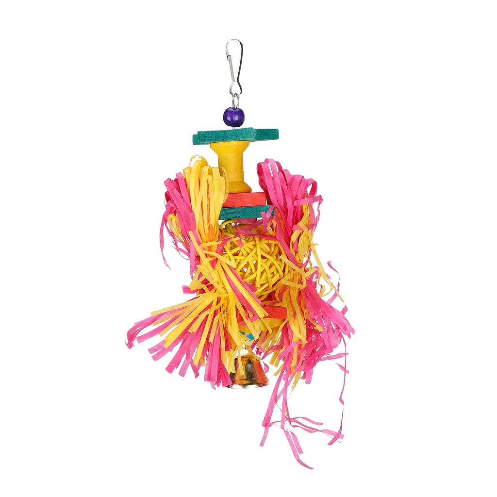 Bird Chewing Toys Foraging Shredder Toy Parrot Foraging Hanging Cage Toy for Pet Birds