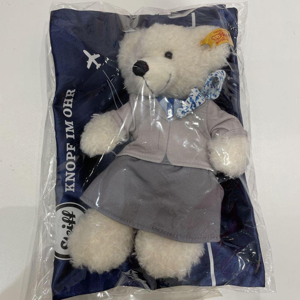 [USED] ANA Cabin Attendant Steiff Teddy Bear