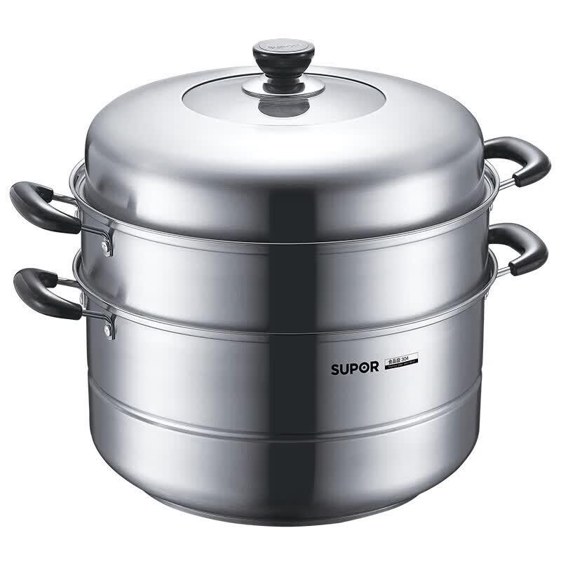 Supor 34cm 3-Layer Stainless Steel Steamer Pot