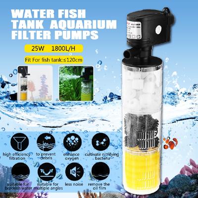 Aquariumfilter Aquariumfilter Für Aquarium Luftpumpe Luft Sauerstoffanreicherung 3-in-1 Aquarium Innenfilter Aquariumpumpe