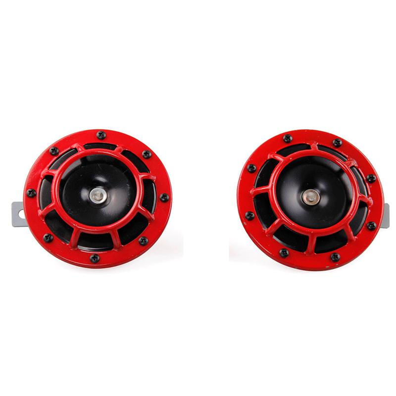 Red/Black/Blue/Colour 139Db Multi-tone Car Horn 12V a pair For Subaru Impreza WRX Evo New