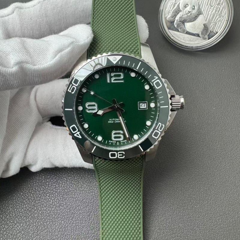 ZF Langjia Herren Conquest Meisterwerk Automatik Edelstahl Uhr - Business, Wasserdicht, Leuchtend. black