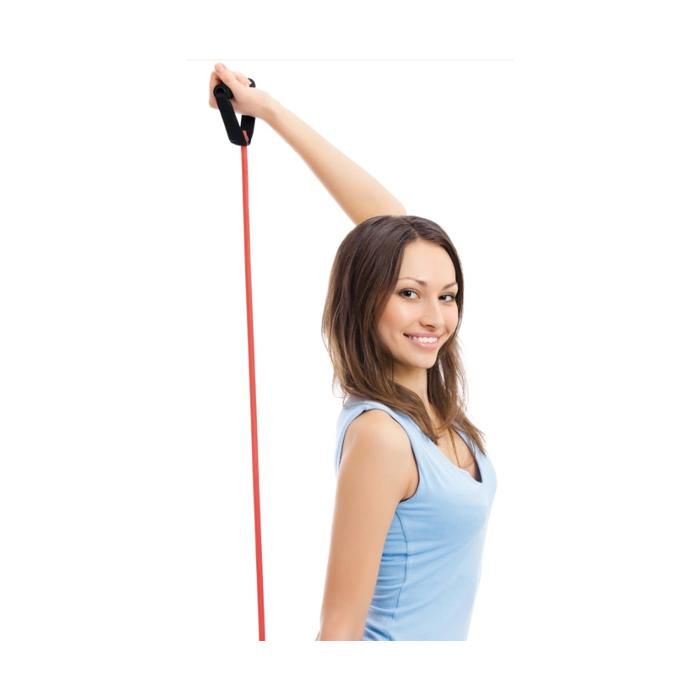 Elastiques et lests - Sveltus - Fitness tube rouge strong