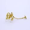 Playing Scene Mini Five-head Chandelier Gold/silver Ceiling Lamp Model  Doll House Accessories