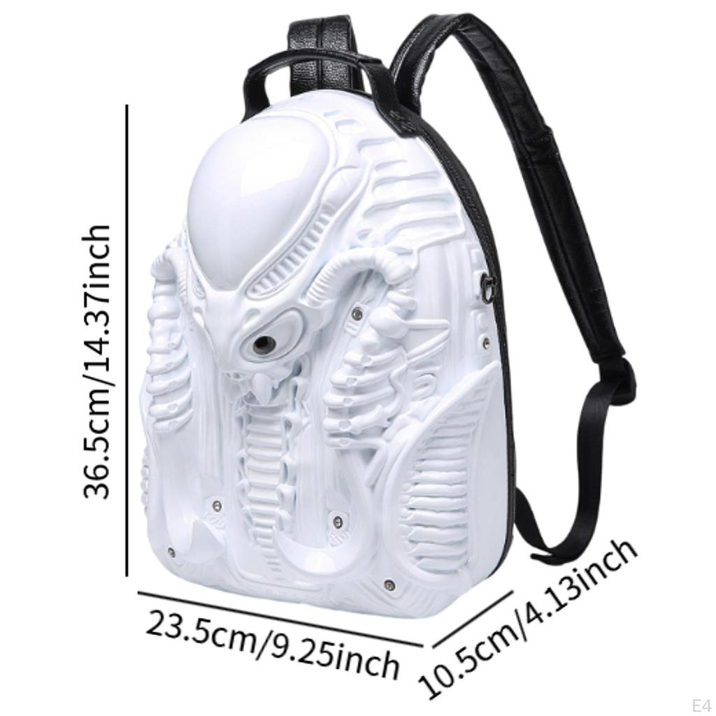 3D batoh Xenomorph Shape Organizer pro párty, cestování, randění, dojíždění