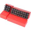 36pc Carbon Steel Leather Stamping Kit, Alphabet A-Z, Numbers 0-9, Symbol, DIY Leathercraft Plastic Wood Engraving Punch Set