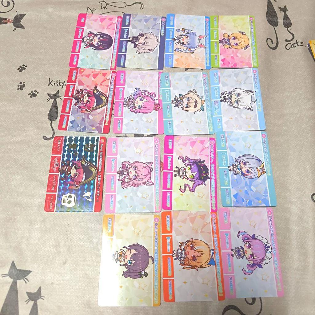 [USED] Hololive stickers, cards, magnets, and Gemazu LIVE bonus cards available