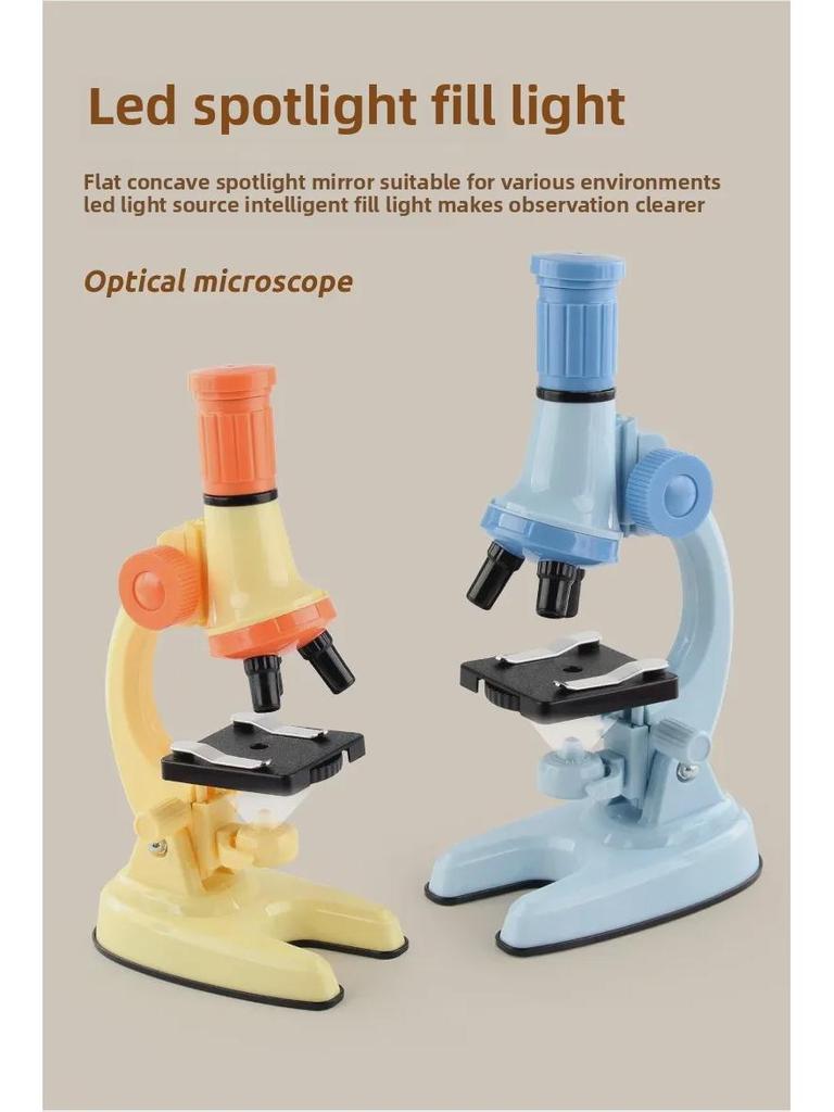 Barnens vetenskapsmikroskopset för grundskoleelever