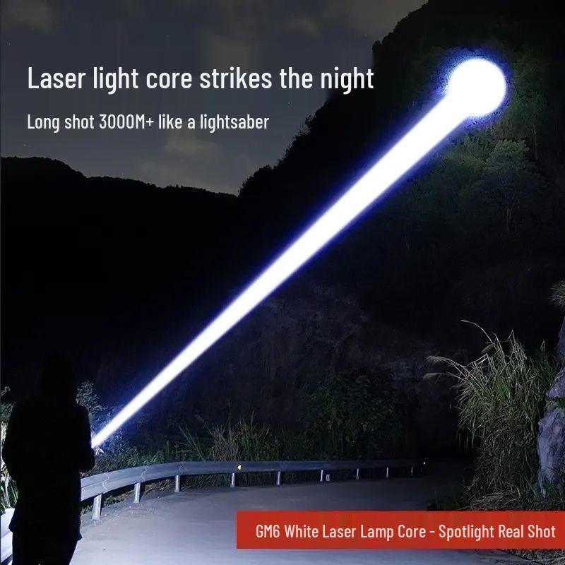 Rechargeable High-Power Flashlight: Emergency Outdoor Lighting with Ultra-Long Battery Life
