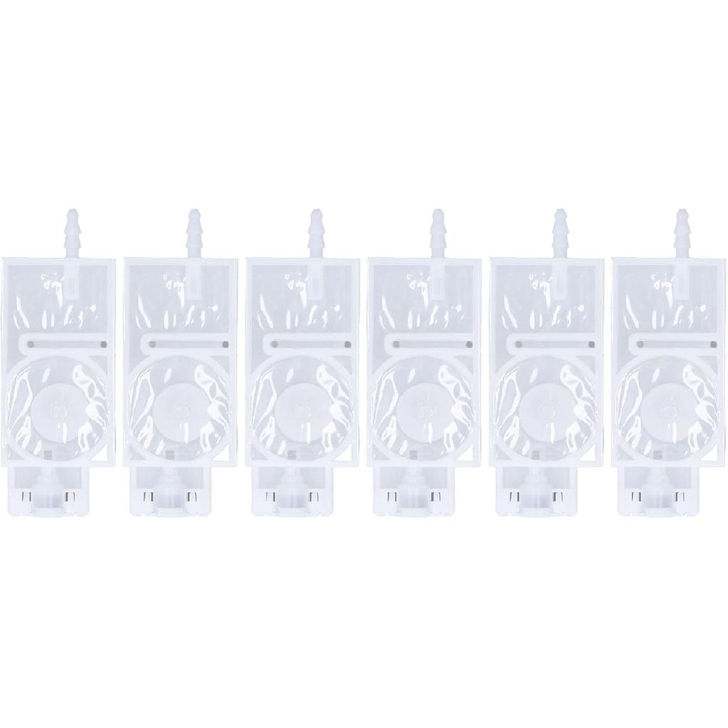 Ink Damper Replacement, Standard Size Inkjet Head Dampers PP Material Easy Installation with High Accuracy Filter for XP600 Printers(white)