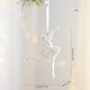 Christmas Bow Ornament Sparkling White Christmas Bell Christmas Star Ornament Festive For Party Decoration Holiday Celebration