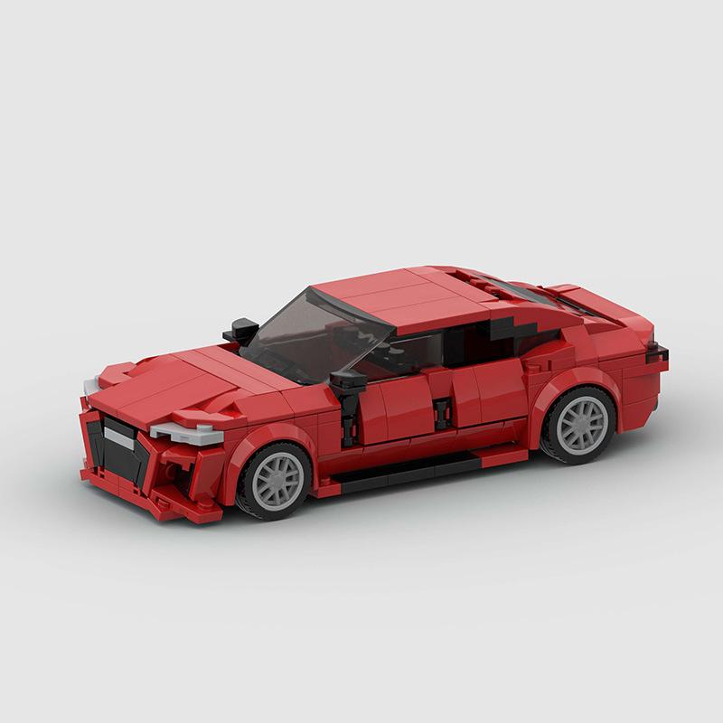 MOC Car City Speed Vehicle Super Car Rally Building Blocks Bricks Set Ornament Diy Consturction Toys For Kids Adults