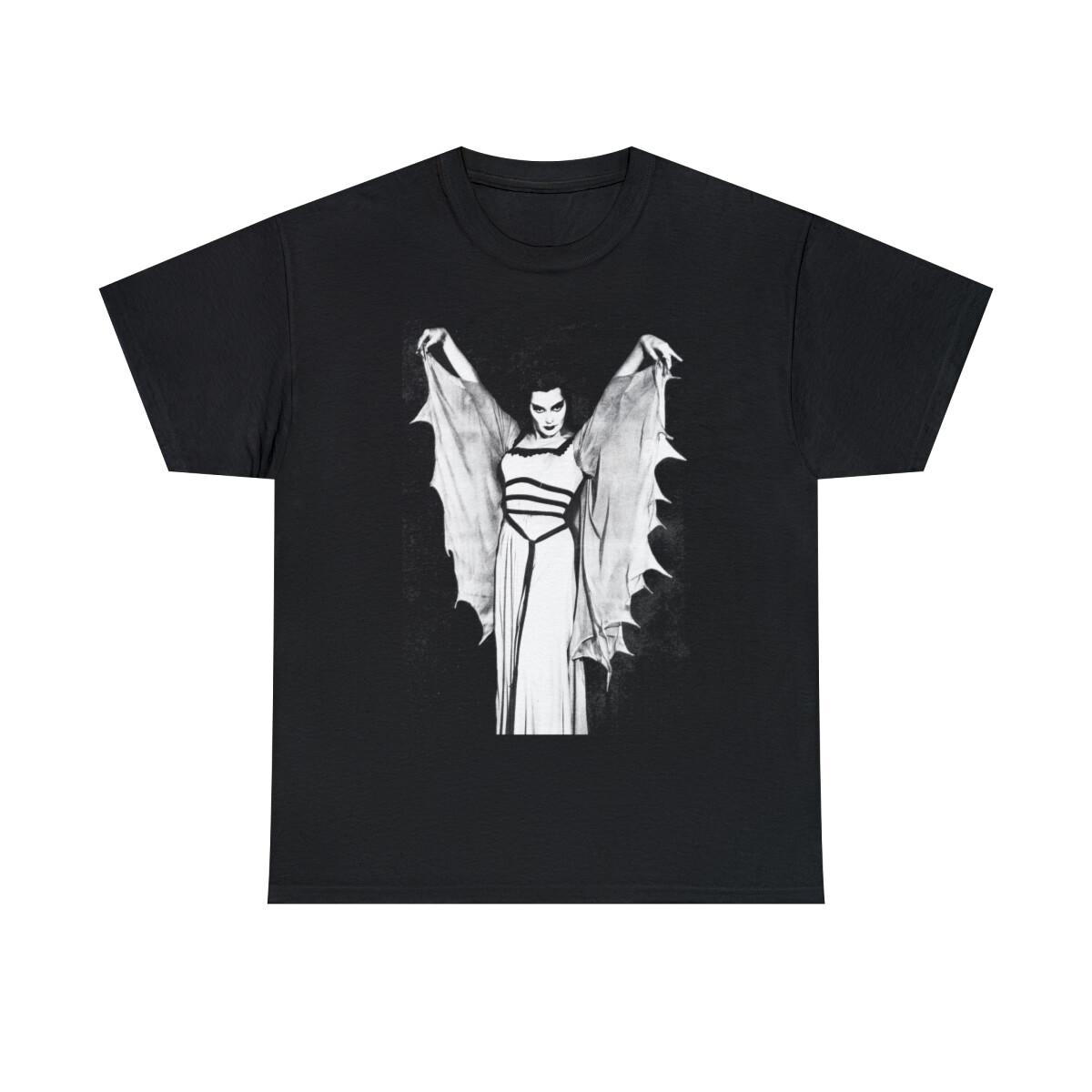 Sexy Lilly Munster in gown Unisex Heavy Cotton Tee XXXL