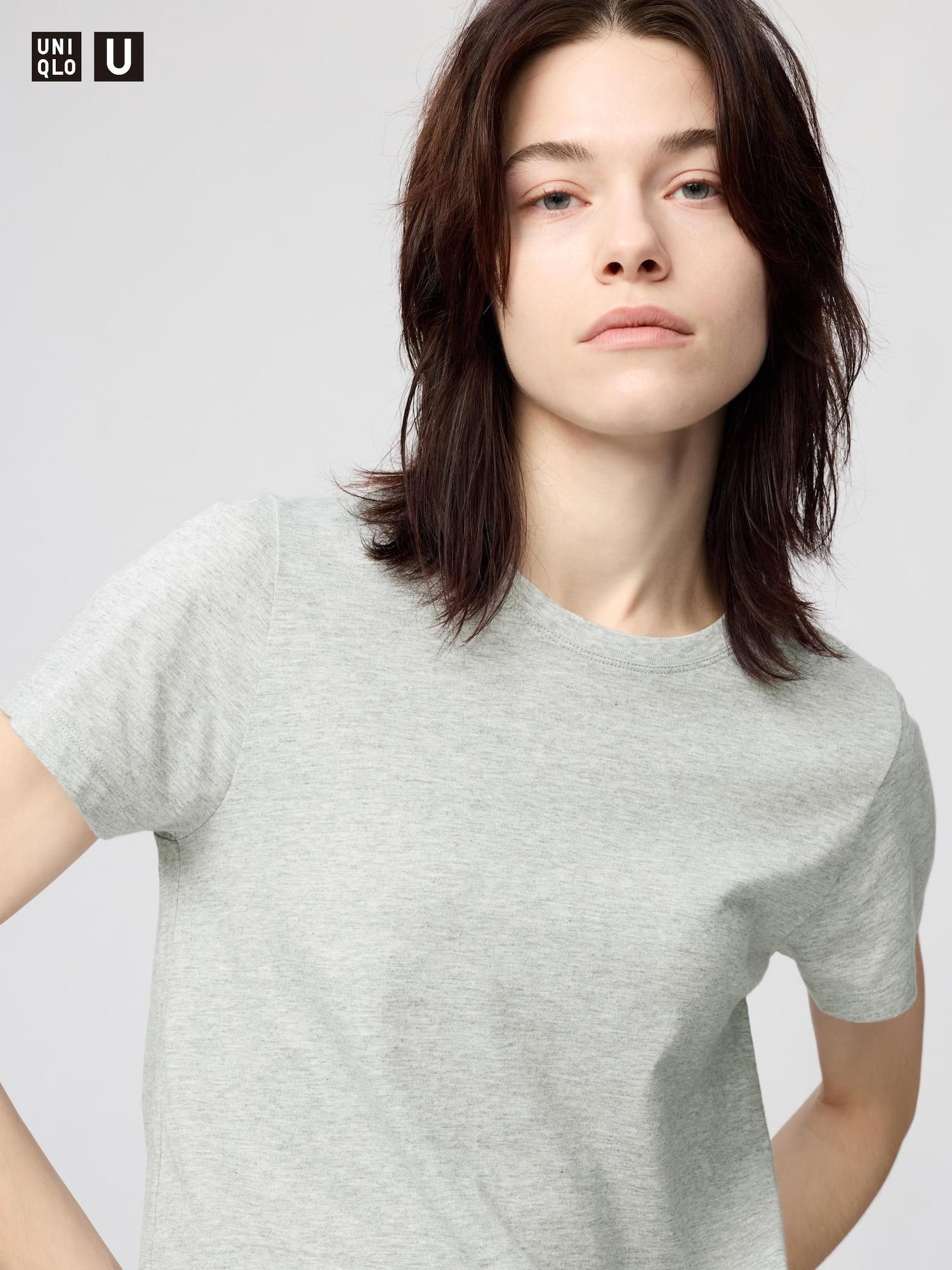 Uniqlo Япония Supima CoTTon T 04 GRAY/XS