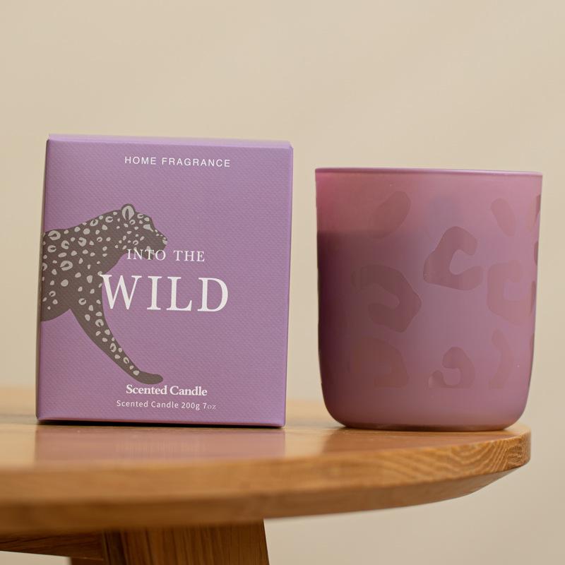 Gardenia Scented Soy Wax Candle - Nordic Indoor Aromatherapy Gift Box Ornament 200g