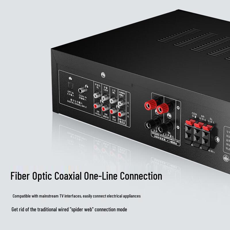 SAST G-200 5.1 Channel Home Theater Amplifier with Bluetooth CN plug (adapter included)