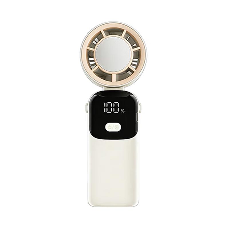 Portable Foldable TEC Cooling Fan Foldable Desktop Neck-hanging Handheld