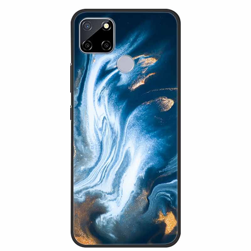 Für Realme C25 Hülle Marmor Silikon TPU Weiche Abdeckung Handyhülle Für OPPO Realme C25S C25 S Funda Stoßfest Coque RMX3191 Capa