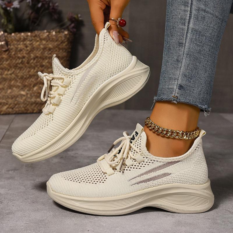 Summer new fly-woven mesh women's shoes fashion casual sports shoes women's soft sole comfortable breathable women's mesh shoes