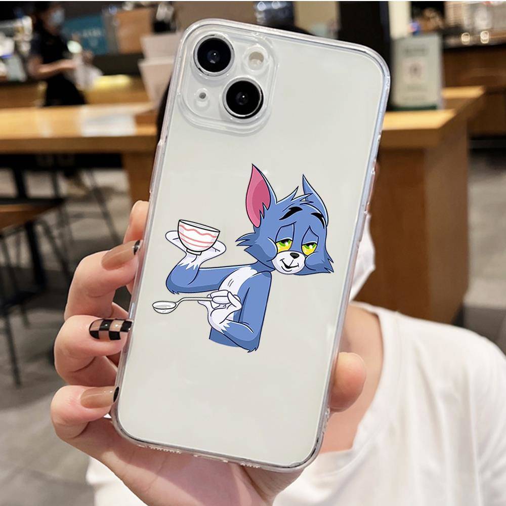 S-6 Tom mouse  Case for iPhone 11 12 13 14 15 16 Pro Max Redmi A3 9A 9C 10A 10C 13C Note 9 11 Samsung S24 S21 S20 Ultra Plus A04S A05S