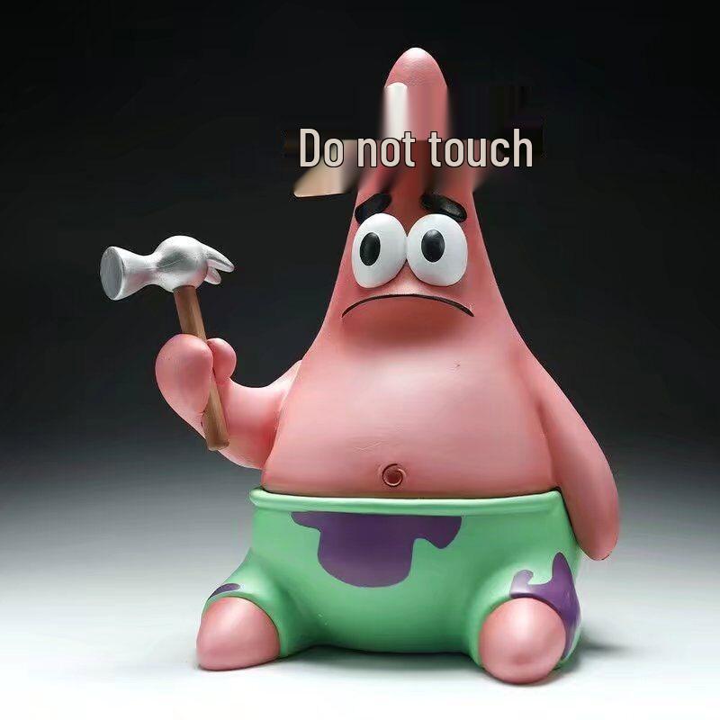 SpongeBob Muscle Patrick Superman Costume Spoof Figure