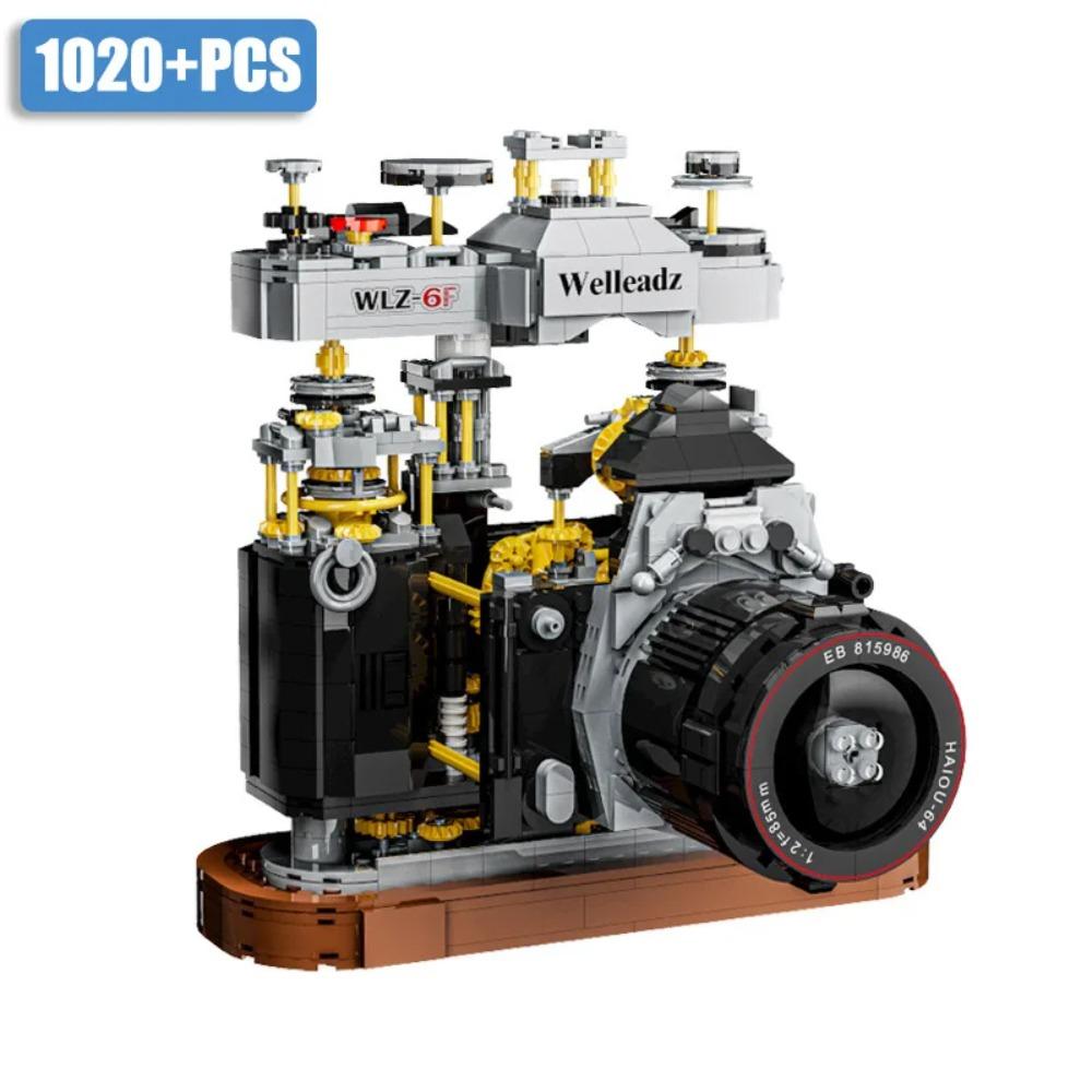 Stadt Hasselblad 503cx Kamera Digitale Spiegelreflexkamera Retro Zweilinsen-Spiegelreflexkamera Modellbausteine DIY Bausteine Spielzeug Für Kinder Geschenke